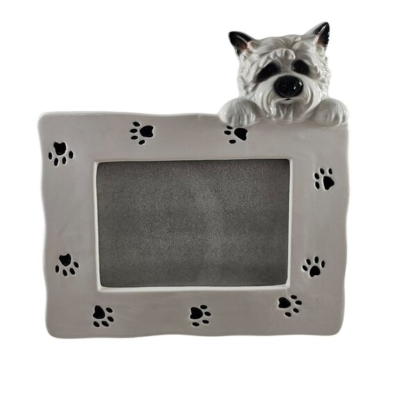 Big Sky Canine West Highland Terrier Ceramic Frame Dog Westie - Picture 2 of 6